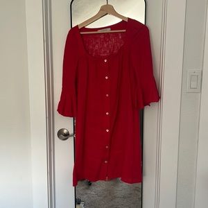 Sleeper Jane Red Mini Dress